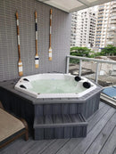 Spa Com Hidromassagem Sextavado Completo - Promoção - Fabrica Das Banheiras