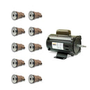 Kit Combo de 10 Jatos com motobomba - Fabrica Das Banheiras