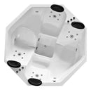 Spa Com Hidromassagem Sextavado Completo - Promoção - Fabrica Das Banheiras