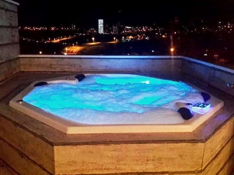 Spa Com Hidromassagem Sextavado Completo - Promoção