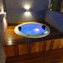 Ofurô Com Hidro Redonda Tina Completa - Fabrica Das Banheiras