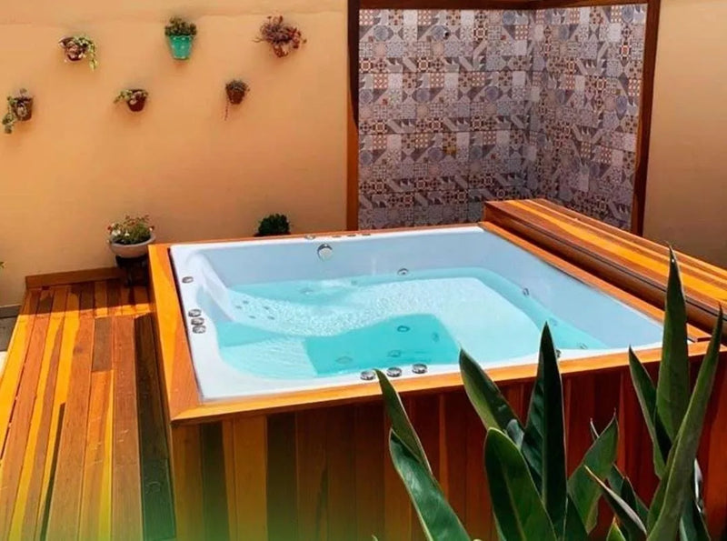 Spa Com Hidro Quadrado - Spa Com Hidromassagem Completo