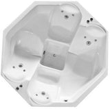 Spa 4 Lugares Com Aquecedor Digital e Kit Cromoterapia